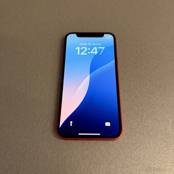 iPhone 12 mini 128GB červený, 100% baterie, záruka - 5