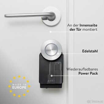 Chytrý elektronický zámek Nuki Smart Lock Pro 4. gen. - 5