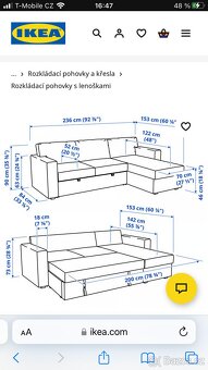 Rozkladaci pohovka BARSLOV (ikea) - 5