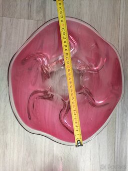 Hutní sklo - dvě mísy - 5