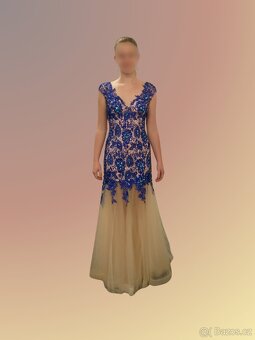 Plesové šaty vel.4 (cca 36-38) - 5