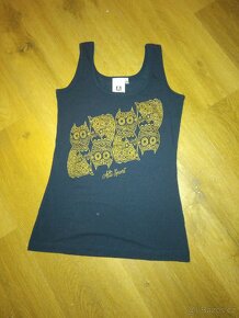 Nové dívčí tílko Altisport černé vel XS se sovou sportovní - 5