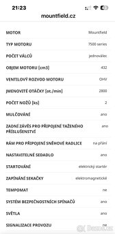 ZAHRADNÍ TRAKTOR MTF 1438 M- SD - 5