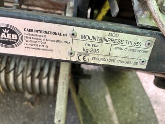 Lis na kulaté balíky MountainPress 550 TPl + ovíječka - 5