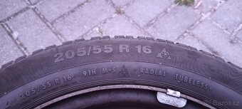 Sada zimních pneumatik 205/55 R16 s disky pro Citroen C4 - 5