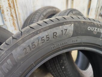 17"zánovní letní pneu Michelin 215/55/17 = 6000Kč/4ks - 5