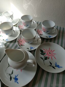 Čínský porcelán, orchidejový set - 5