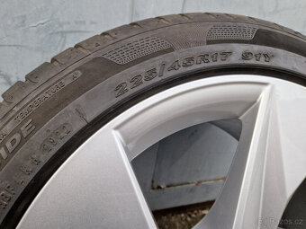 5x112 r17 kola disky a3 vw golf octavia 225 45 17 letni alu - 5