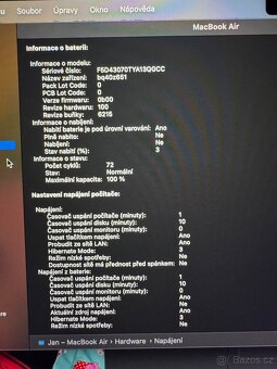 Prodám Apple MacBook Air 13,6" (2022) / M2 / 16GB / 256GB / - 5