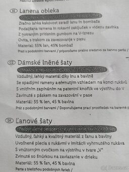 Zavinovací lněné šaty - 5