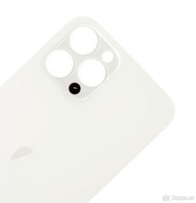 iPhone 12 Pro - Sklo zadního housingu bílé - BIG HOLE - 5