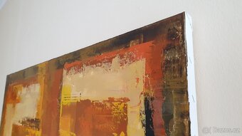 Prodej autorského abstraktního obrazu: Zemité tóny - 5