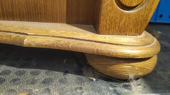 Kožená sedačka masív, kůže. - 5