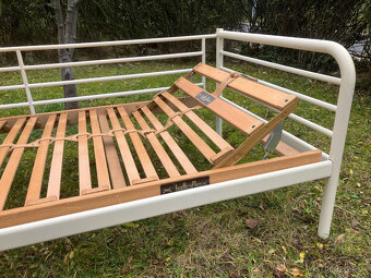 Jednolůžková postel Ikea 90x200cm, polohovací rošt, matrace - 5