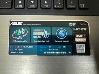Notebook Asus K55V - 5