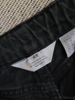 Dívčí široké rifle Super Wide zn. H&M, v. 158-164 - 5