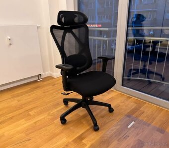 Nové ergonomické kancelářské křeslo s nosností 150 kg - 5