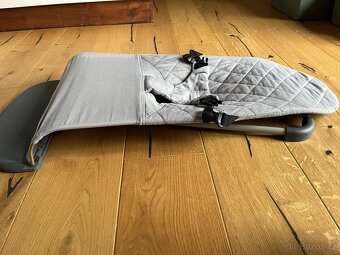 Dětské polohovací lehátko Elis Design, světle šedé - 5