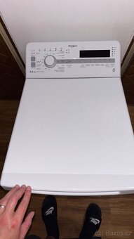 Pračka Whirpool 5,5 Kg, horní plnění, málo používaná - 5