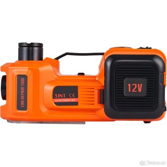 Elektrický zvedák 12V (5t), kompresor + utahovák + kladívko - 5