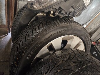 Sada kol BMW R17 zimní E60  E61 E90 E91 zadokolka. - 5