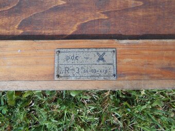 Vojenský polní  skládací stůl Čsla - 5