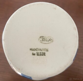 Gželská váza s tradičním modrobílým dekorem - 5