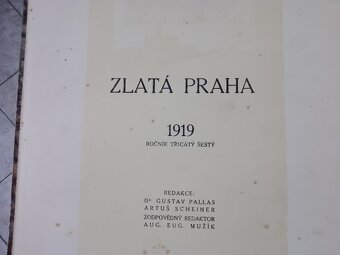 kniha Zlatá Praha - 1919 - 5