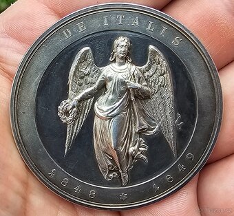 Stříbrná medaile RADETZKY 1848-1849 - TOP stav - 5