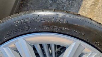 Škoda alu kola Sirius 18" pro Scala s pneu Hankook - 5