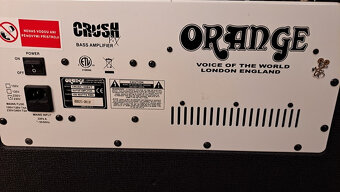 Prodám baskytarové kombo Orange Crush pix 100 BXT - 5