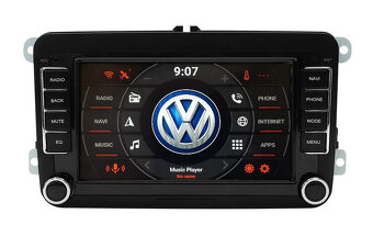 7" VW, Škoda, Seat - Android 13 - gps rádio - 5