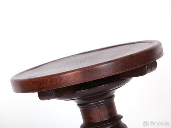 Klavírní, výškově stavitelná židle, stolička THONET No.3 - 5
