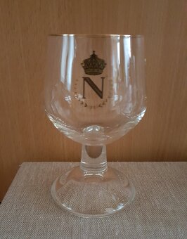 RETRO skleničky sklo na koňak / "napoleonky" - 5