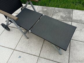 Zahradní lehátko ratan top stav PC 8.000 Kč - 5