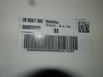 Nové dámské kožené boty vel.36 - červené - 5