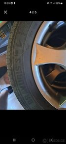 Letní pneu s ALU disky 4x100 185/55 R14 et 35 - 5