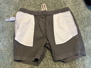 Šortky Marks & Spencer šedé pas 97cm - 5