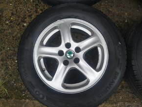 Sada alu kol Octavia 1 5x100 R15 195/65R15 - 5