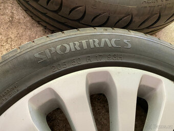 Originální ALU kola Ford Focus 17" s pneu 205/50 - 5