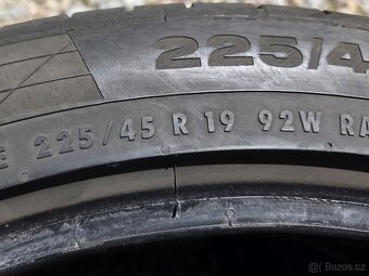 Pěkné letní pneu Continental 225/45/19 - 5