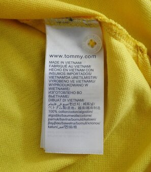 Žluté polo tričko s límečkem, vel. M, zn. Tommy Hilfiger - 5