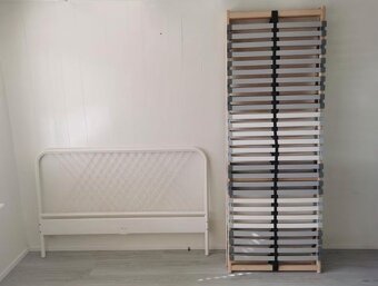 IKEA kovová postel 160 cm včetně roštu - 5