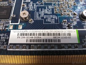 Grafická karta Sapphire Radeon HD 5770 Vapor-X 1GB GDDR5 - 5