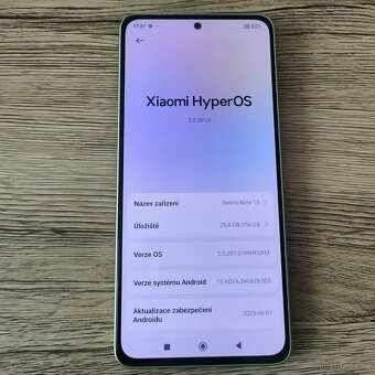 Xiaomi Redmi Note 13-6.67" P-OLED 8+4GB RAM/256GB Mint Gree - 5