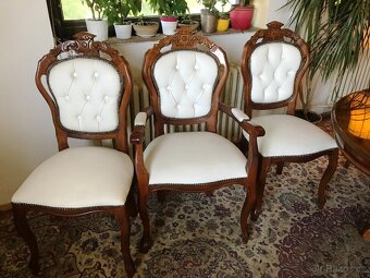 Jídelní set italský 1,8 + 6 židlí kůže –JS7.08 - 5