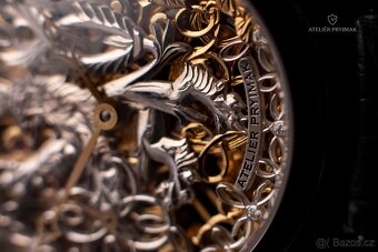 Skeletové Hodinky Ateliér Pryimak – ČESKÝ LEV - 5