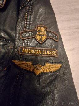 Pánská kožená bunda Pall Mall - pilotka vel. M - 5