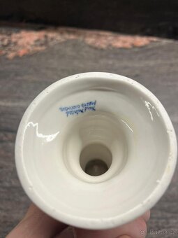 Zdobený porcelánový svícen - 5