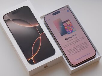 iPhone 16 Pro Desert Titanium BATERIE 100% TOP - 5